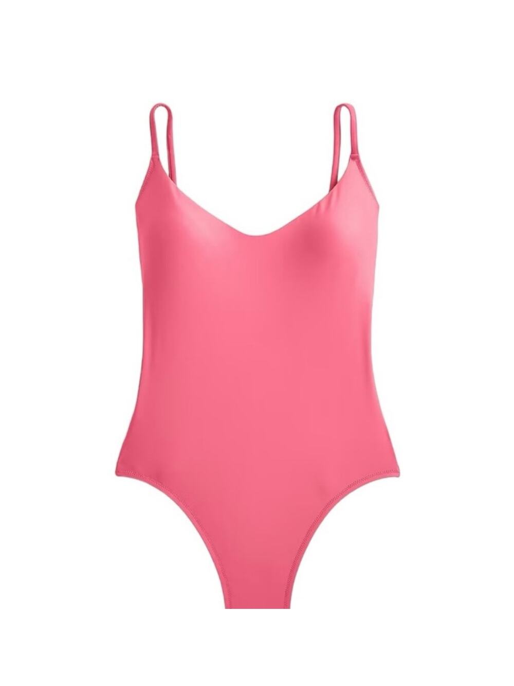 J. Crew Classic Basic One Piece Bathing Suit Pink Size 22 Plus NEW